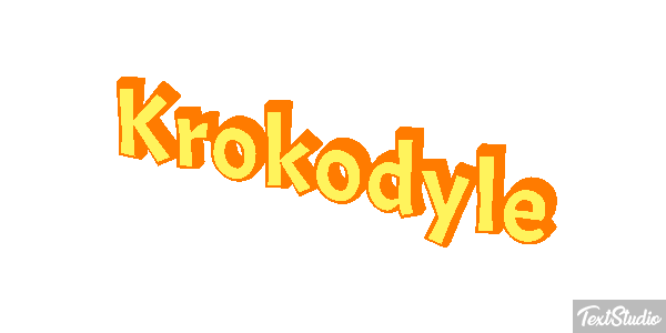Krokodyle Effet de texte