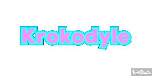 Krokodyle Effet de texte