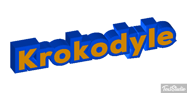 Krokodyle Effet de texte