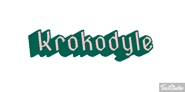 Krokodyle Effet de texte
