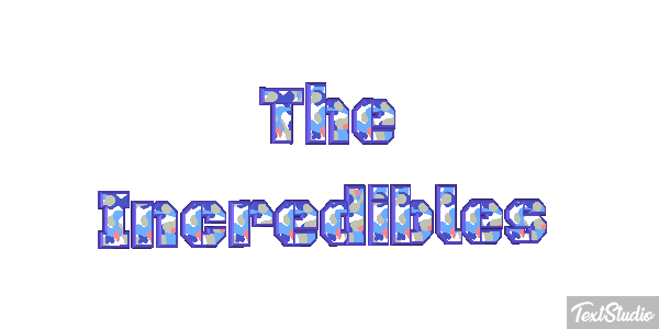 The Incredibles Text effect