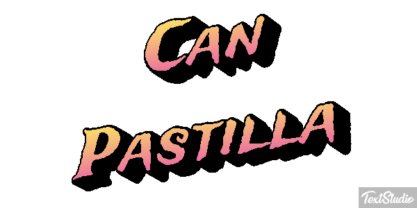 Can Pastilla Effetto testo