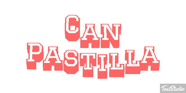 Can Pastilla Effetto testo