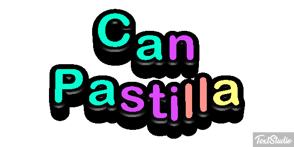 Can Pastilla Effetto testo