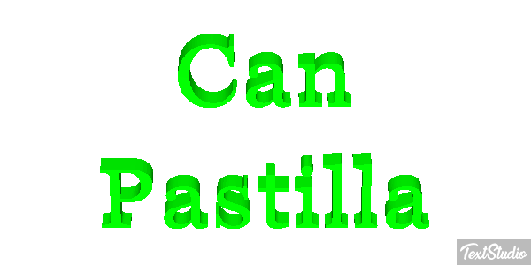Can Pastilla Effetto testo