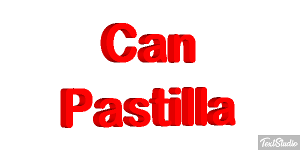 Can Pastilla Effetto testo