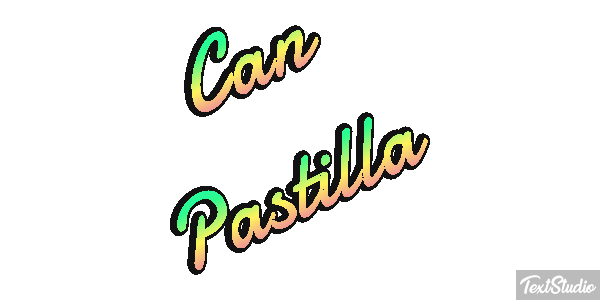 Can Pastilla Effetto testo