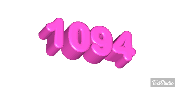 1094 Text effect