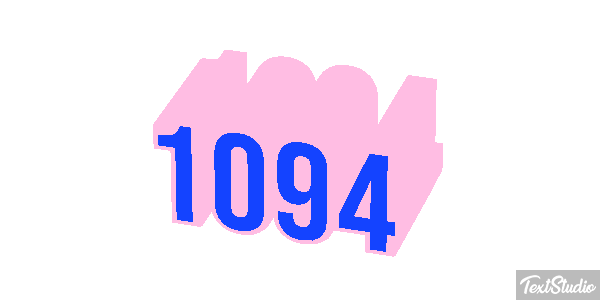 1094 Text effect