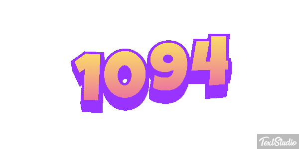1094 Text effect