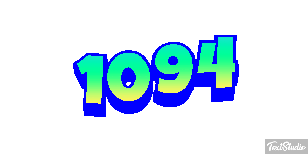 1094 Text effect