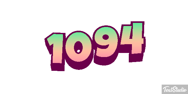 1094 Text effect