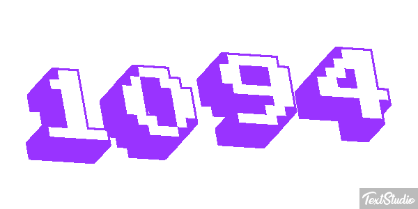 1094 Text effect
