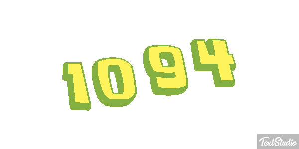 1094 Text effect