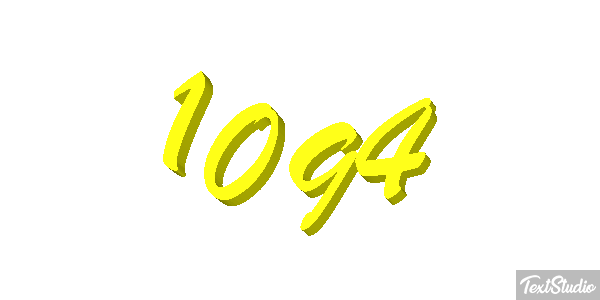 1094 Text effect