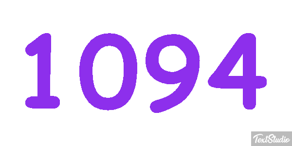 1094 Text effect