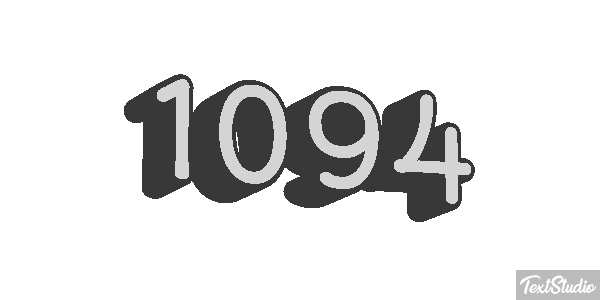 1094 Text effect