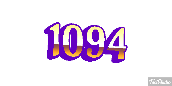1094 Text effect