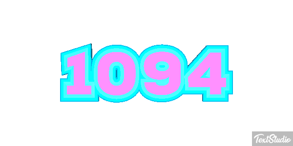 1094 Text effect
