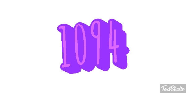 1094 Text effect