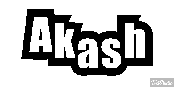 Akash Text effect