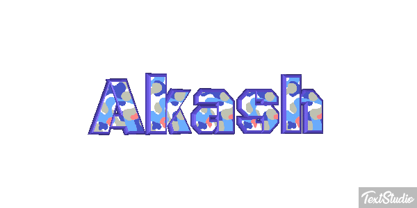 Akash Text effect