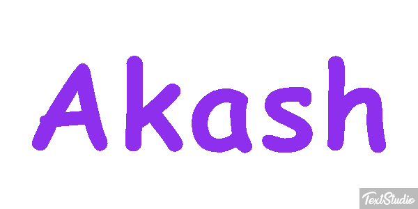 Akash Text effect
