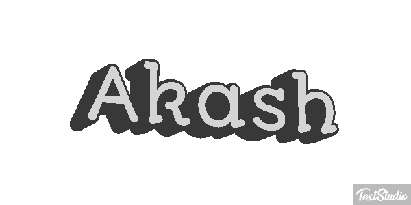Akash Text effect