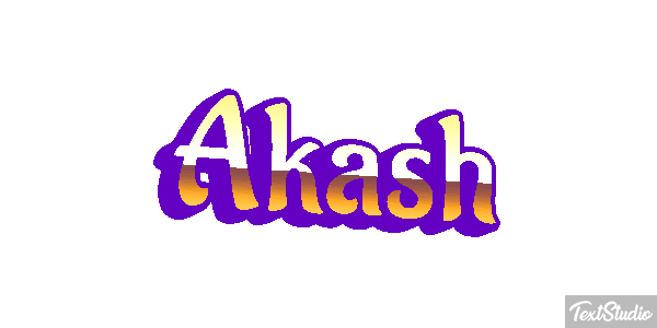Akash Text effect