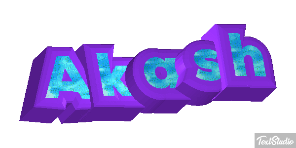 Akash Text effect