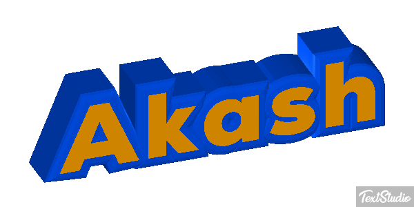 Akash Text effect