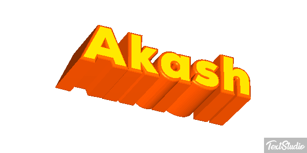 Akash Text effect