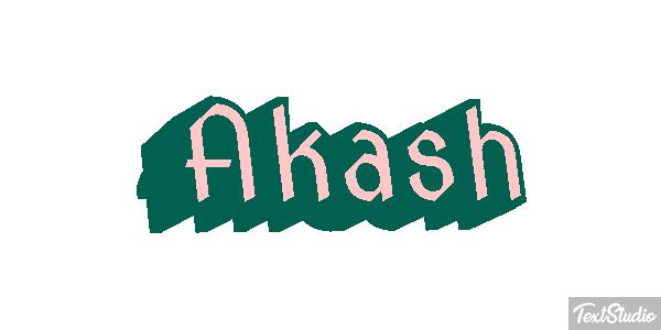 Akash Text effect
