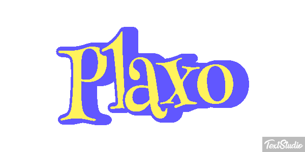 Plaxo Efecto de texto