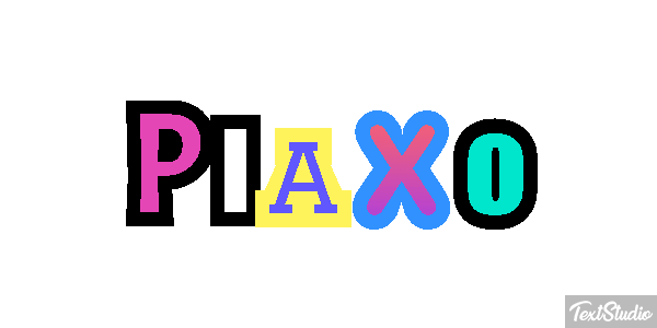 Plaxo Efecto de texto