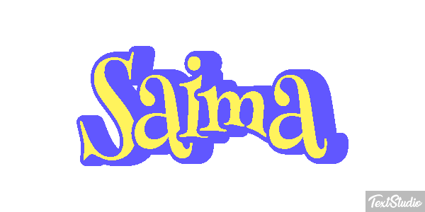 Saima Texteffekt