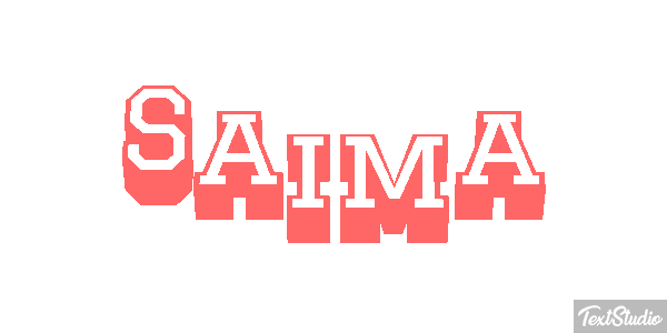 Saima Texteffekt
