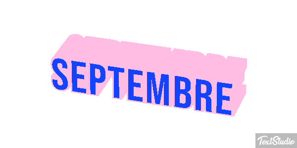 Septembre Текстовый эффект
