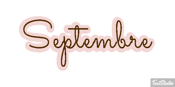 Septembre Текстовый эффект