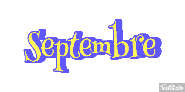 Septembre Текстовый эффект
