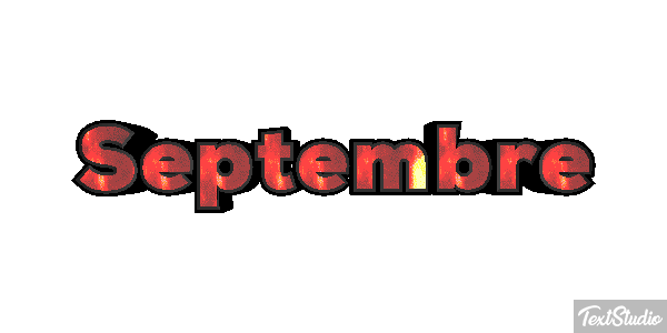 Septembre Текстовый эффект