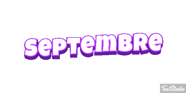 Septembre Текстовый эффект