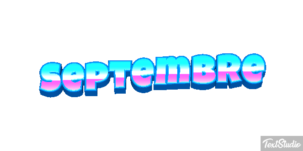 Septembre Текстовый эффект