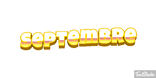 Septembre Текстовый эффект