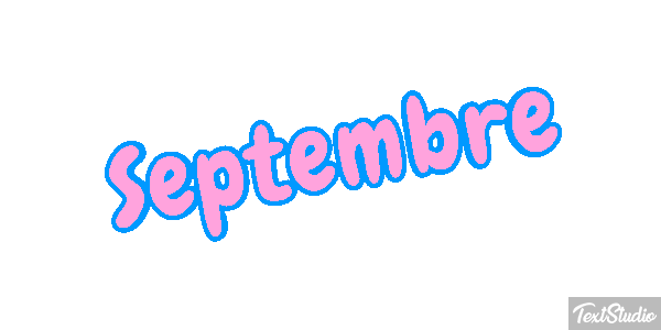 Septembre Текстовый эффект