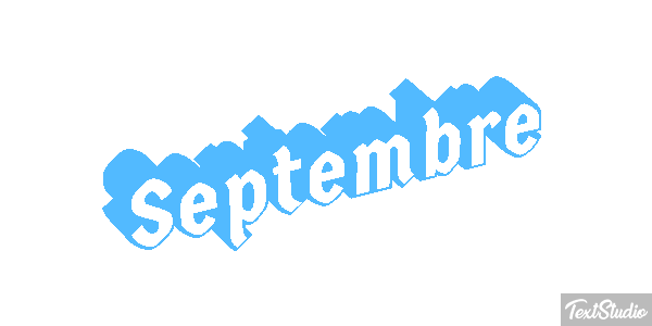 Septembre Текстовый эффект