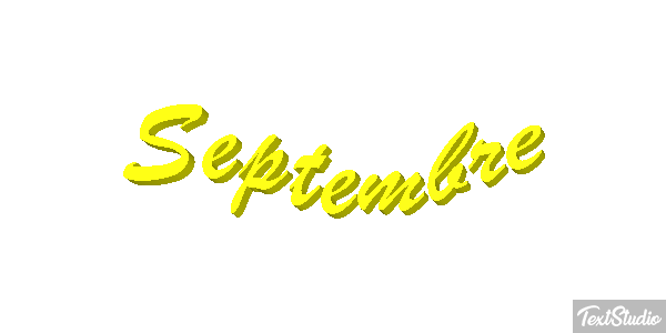 Septembre Текстовый эффект