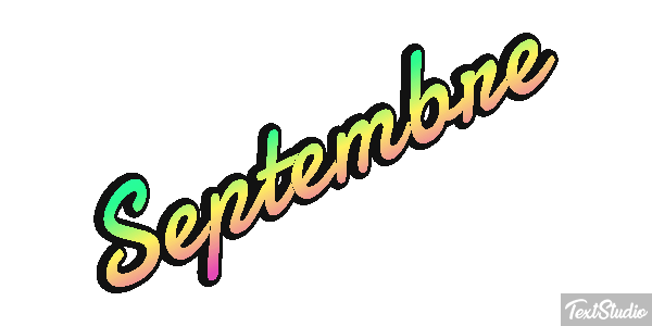 Septembre Текстовый эффект