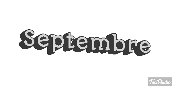 Septembre Текстовый эффект