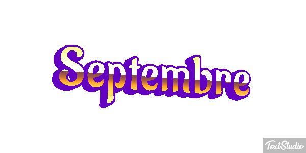 Septembre Текстовый эффект